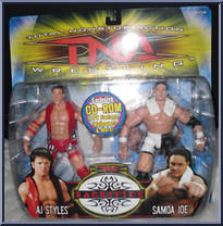 AJ Styles / Samoa Joe from TNA - 2-Packs manufactured by Toy Biz [Front]