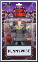 Pennywise (Gray Costume) from Toony Terrors - Series 1 manufactured by Neca [Front]