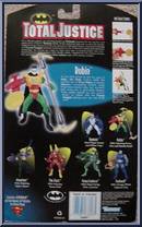 Robin from Total Justice - Series 1 manufactured by Kenner [Back]