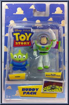 Alien / Buzz Lightyear (Flying') from Toy Story - Buddy Packs manufactured by Thinkway Toys [Front]