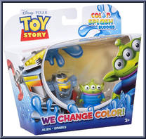 Alien / Sparks from Toy Story - Color Splash Buddies manufactured by Thinkway Toys [Front]