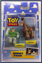 Buzz Lightyear (Running) / Bullseye from Toy Story - Buddy Packs manufactured by Thinkway Toys [Front]