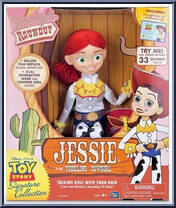 Jessie (Yodeling Cowgirl) (Woody's Roundup) from Toy Story - Signature Collection manufactured by Thinkway Toys [Front]