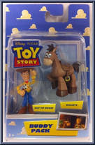 Woody (Hat Tip) / Bullseye from Toy Story - Buddy Packs manufactured by Thinkway Toys [Front]