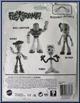 Woody from Toy Story 4 - Flextreme Bendables manufactured by Mattel [Back]
