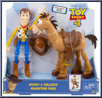Woody & Bullseye from Toy Story 4 - Adventure Packs manufactured by Mattel [Front]