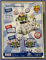 Buzz Lightyear (with Interactive Drop-Down Action) from Toy Story 4 - Interactive manufactured by Thinkway Toys [Back]