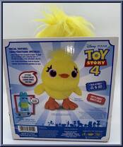 Ducky (Talking Plush) from Toy Story 4 - Plush manufactured by Thinkway Toys [Back]