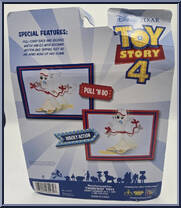 Forky (with Wacky Action) from Toy Story 4 - Pull 'N Go manufactured by Thinkway Toys [Back]