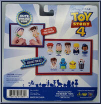 Jessie / Forky / Duke Caboom from Toy Story 4 - Finger Puppets manufactured by Thinkway Toys [Back]