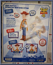 Sheriff Woody (with Interactive Drop-Down Action) from Toy Story 4 - Interactive manufactured by Thinkway Toys [Back]