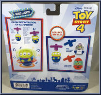 Spinning Space Alien from Toy Story 4 - Electronic manufactured by Thinkway Toys [Back]