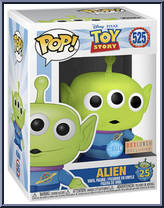 Alien (Waving) (Glitter) from Toy Story - Toy Story 4 Pop! manufactured by Funko [Front]