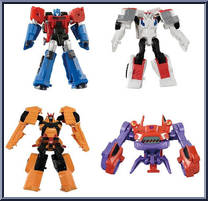 EZ Collection Autobots vs Clampdown from Transformers - Adventure Series - Wave 15 manufactured by Takara [Loose]