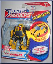 Bumblebee from Transformers - Animated - Activators manufactured by Hasbro [Front]