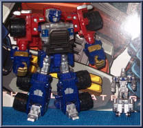 Optimus Prime with Over Run from Transformers - Armada - Supercon Assortment manufactured by Hasbro [Loose]