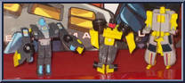Race Team from Transformers - Armada - Mini-Con Teams manufactured by Hasbro [Loose]
