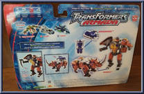Rhinox with Armorhide from Transformers - Armada - Supercon Assortment manufactured by Hasbro [Back]