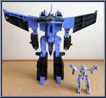 Skywarp with Thunderclash from Transformers - Armada - Maxcon Assortment manufactured by Hasbro [Loose]
