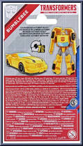 Bumblebee from Transformers - Authentics - Bravo manufactured by Hasbro [Back]