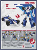 Mirage from Transformers - Authentics - Alpha manufactured by Hasbro [Back]