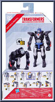 Optimus Primal from Transformers - Authentics - Titan Changer manufactured by Hasbro [Back]