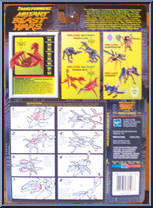 Poison Bite from Transformers - Beast Wars - Deluxe Mutants manufactured by Hasbro [Back]