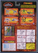 Sky Shadow from Transformers - Beast Wars - Fuzors manufactured by Hasbro [Back]