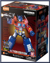 Optimus Prime (G1) from Transformers - Action Edition manufactured by Blokees [Front]