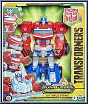 Optimus Prime from Transformers - Bumblebee Cyberverse Adventures - Roll N' Change manufactured by Hasbro [Front]