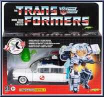 Ectotron / Ecto-1 (2024) from Transformers - Collaborative - Ghostbusters manufactured by Hasbro [Front]