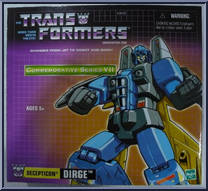 Dirge from Transformers - Commemorative - Series  7 manufactured by Hasbro [Front]