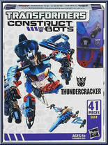 Thundercracker from Transformers - Construct-Bots - Scout manufactured by Hasbro [Front]