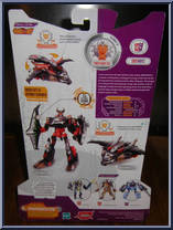 Sideways from Transformers - Cybertron - Deluxe Class manufactured by Hasbro [Back]