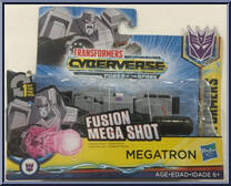 Megatron (Fusion Mega Shot) from Transformers - Cyberverse - Power of the Spark - 1-Step Changers manufactured by Hasbro [Front]