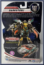 Darksteel from Transformers - Dark of the Moon - Mechtech Deluxe manufactured by Hasbro [Back]