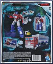 Optimus Prime from Transformers - Earthrise War for Cybertron - Leader Class manufactured by Takara [Back]