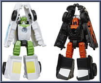 Trip-Up & Daddy-O from Transformers - Earthrise War for Cybertron - Micromaster manufactured by Takara [Loose]