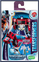 Optimus Prime from Transformers - EarthSpark - Deluxe manufactured by Hasbro [Front]