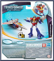 Starscream from Transformers - EarthSpark - Warrior Class manufactured by Hasbro [Back]