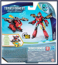 Terran Twitch from Transformers - EarthSpark - Warrior Class manufactured by Hasbro [Back]