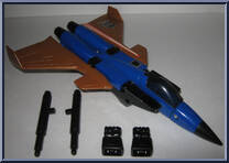 Dirge from Transformers - Generation 1 - Series 2 manufactured by Hasbro [Loose]