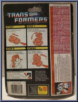 Searchlight from Transformers - Generation 1 - Series 4 manufactured by Hasbro [Back]