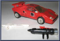 Sideswipe from Transformers - Generation 1 - Series 1 manufactured by Hasbro [Loose]