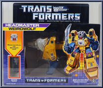 Weirdwolf (Headmaster) from Transformers - Generation 1 - Series 4 manufactured by Hasbro [Front]