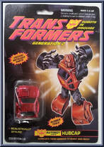 Hubcap from Transformers - Generation 2 - Series 1 manufactured by Hasbro [Front]