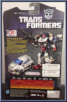 Crosscut from Transformers - Generations - Thrilling 30 - Deluxe Class manufactured by Hasbro [Back]
