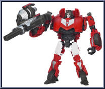 Sideswipe from Transformers - Generations - Fall of Cybertron - Deluxe Class manufactured by Hasbro [Loose]