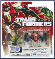 Starscream & Waspinator from Transformers - Generations - Thrilling 30 - Legends Class manufactured by Hasbro [Front]