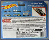 Optimus Prime (Track Fleet) from Transformers - Hot Wheels - Basic Series manufactured by Mattel [Back]